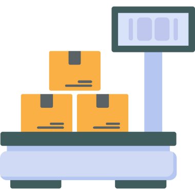 kutu kargo lojistik simgesi