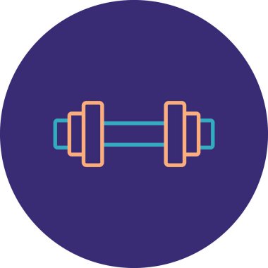 Dambıl simgesinin vektör illüstrasyonu