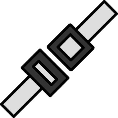 Modern b 'nin vektör illüstrasyonunda el feneri simgesi yok