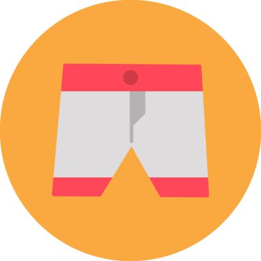 giysi düz vektör simgesi