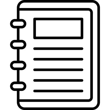 Belge. Web simgesi basit tasarım