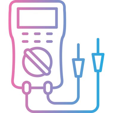 Elektronik kahve makinesi simgesi doldurulmuş ana hatlar biçiminde