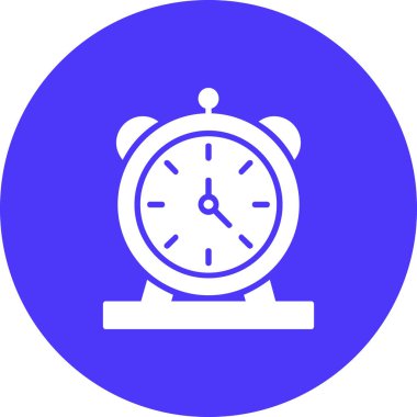 Saat simgesinin vektör illüstrasyonu