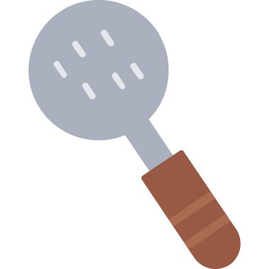 Tenis raketi. Web simgesi basit illüstrasyon