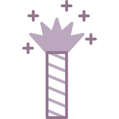 Noel ağacı, basit tasarım vektörü çizimi