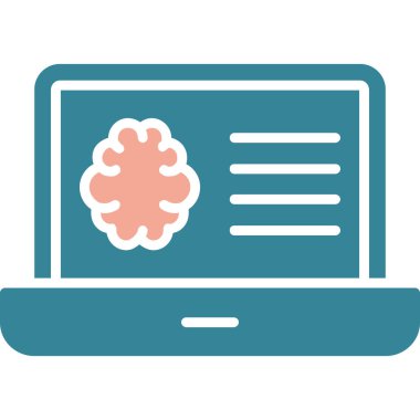 Web geliştirme düz vektör simgesi