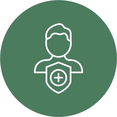 eşsiz kullanıcı vektör çizgisi simgesi