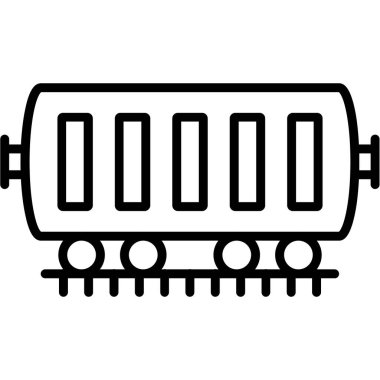 tren vektör simgesi, modern biçim