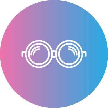 Yuvarlak bir simgenin vektör illüstrasyonu