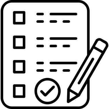 Liste listesi vektör simgesi