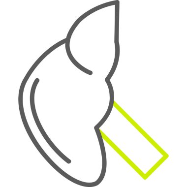 Çizgi film işaretleyicisinin vektör çizimi