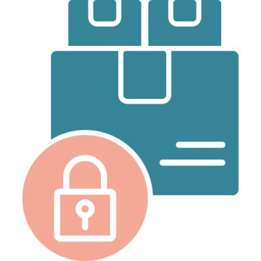 ikon vektör illüstrasyonunu kilitle