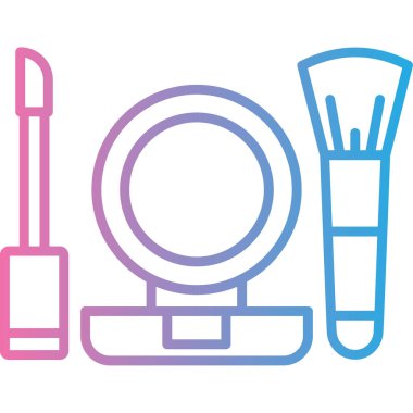 İnce çizgi biçiminde kozmetik simgesi