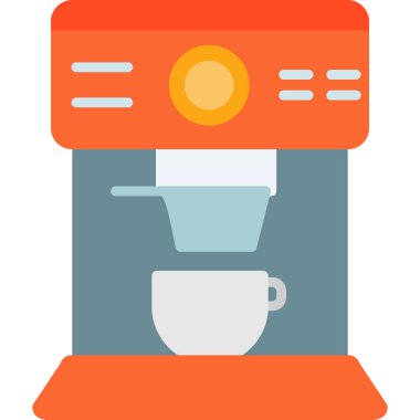 kahve makinesi vektör simgesi