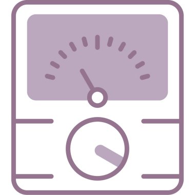 Hız göstergesi vektör simgesi, modern biçim