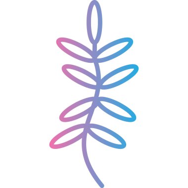 Çiçek. Web simgesi basit illüstrasyon