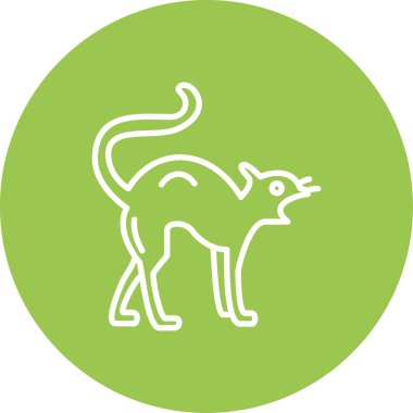 hayvan köpek simgesi vektör illüstrasyonu