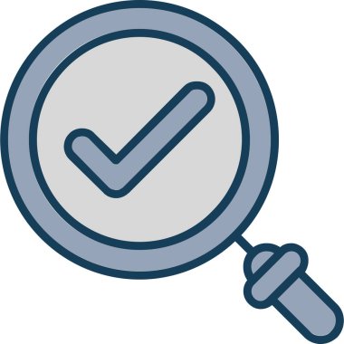 işaret simgesini işaretle, vektör illüstrasyonu