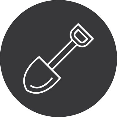 Kürek simgesi, basit tarzı