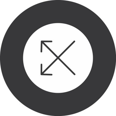 ok simgesi, vektör illüstrasyonu