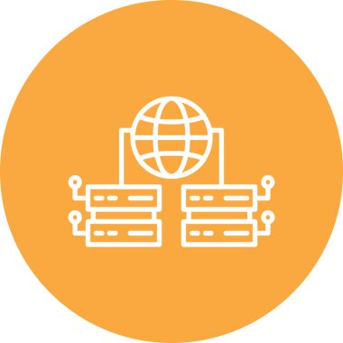 Ağ web simge vektör çizim