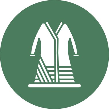 Eşarplı bir kadının vektör çizimi