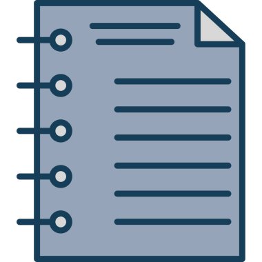 belge dosyası. Basit illüstrasyon