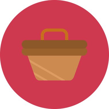 Sepet vektör simgesi, modern biçim