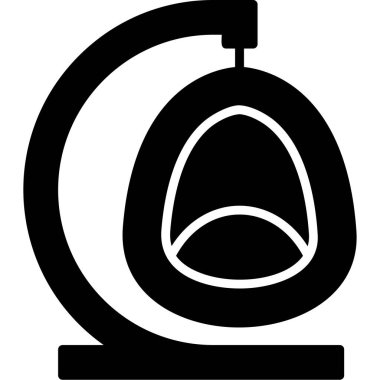 Bir karikatür ve siyah-beyaz vektör çizimi