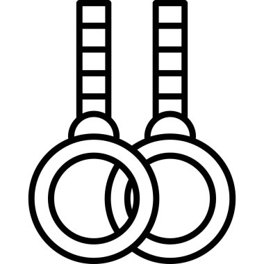 İp. Web simgesi basit illüstrasyon