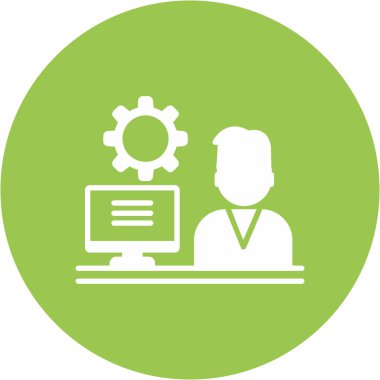 Bilgisayar vektör simgesi modern basit vektör illüstrasyonu