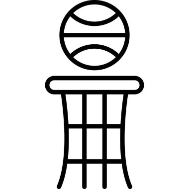 Top. Web simgesi basit illüstrasyon