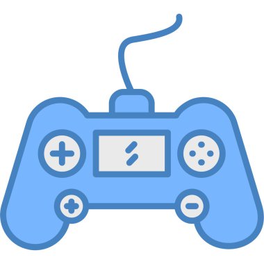 Oyun denetleyici simgesi. özet çizimi