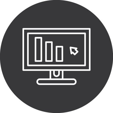 Modern simgenin vektör illüstrasyonu