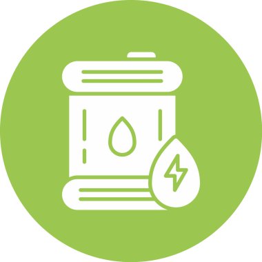 Pil. Web simgesi basit illüstrasyon