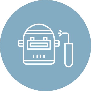 Gaz simgesinin vektör illüstrasyonu