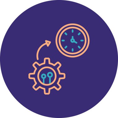 vektör saat resimleme