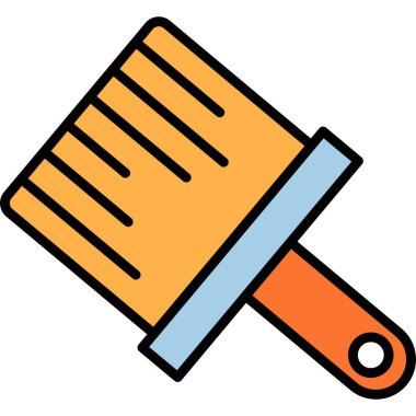 Boya fırçası. Basit resimleme