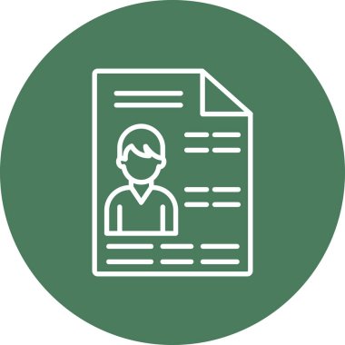 Belge simgesinin vektör illüstrasyonu