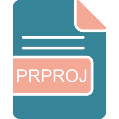 dosya biçimi simgesi, vektör illüstrasyonu