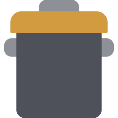 Kahve makinesi düz stil içecek ikonu