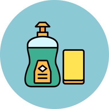 sabun simgesi vektör illüstrasyonu