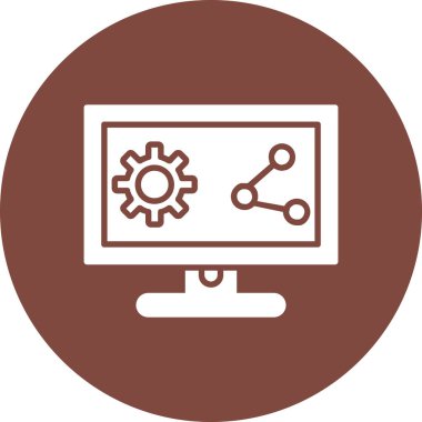 seo modern simgesinin vektör illüstrasyonu