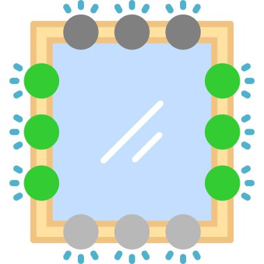Yeşil ve siyah arkaplanın vektör çizimi