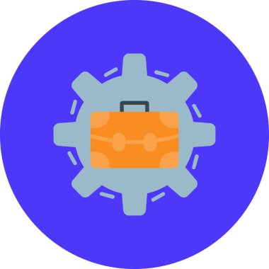 Teçhizat Web simgesi basit illüstrasyon