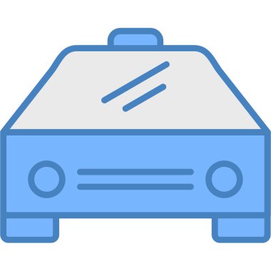 araba simgesi, vektör illüstrasyonu basit tasarım