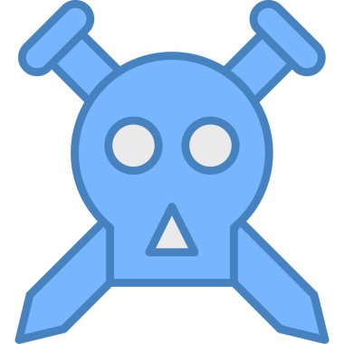 robot. Web simgesi basit illüstrasyon