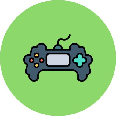 Moda biçimi izole edilmiş arkaplanda oyun denetleyici simgesi