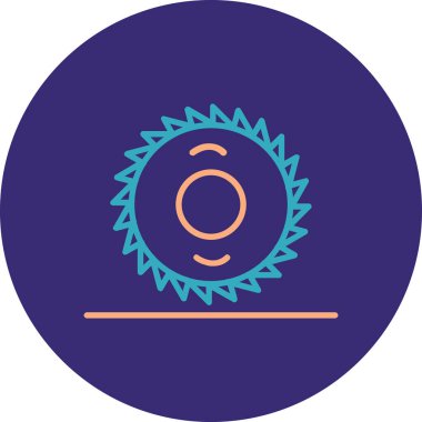 Güneş Simgesi Vektör illüstrasyonu