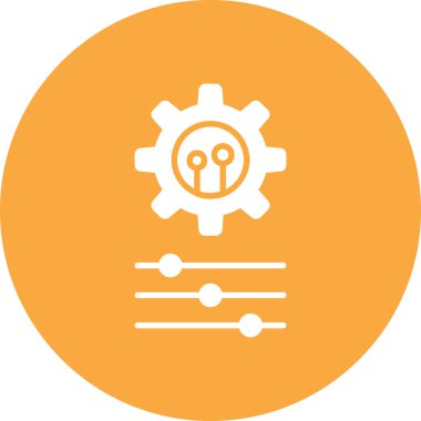 Ayarlama. Web simgesi basit tasarım